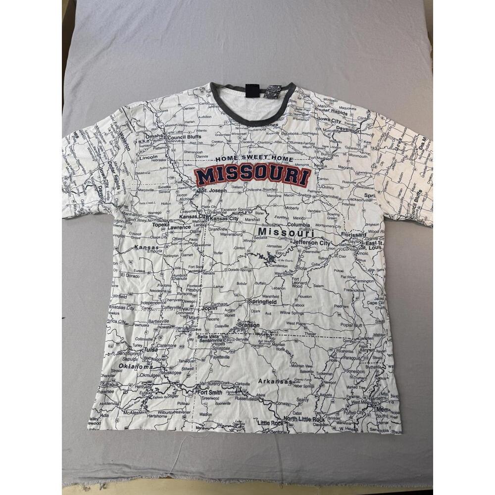 Missouri Map T-shirt AOP 2 Sided T-shirt Home Sweet Home XL